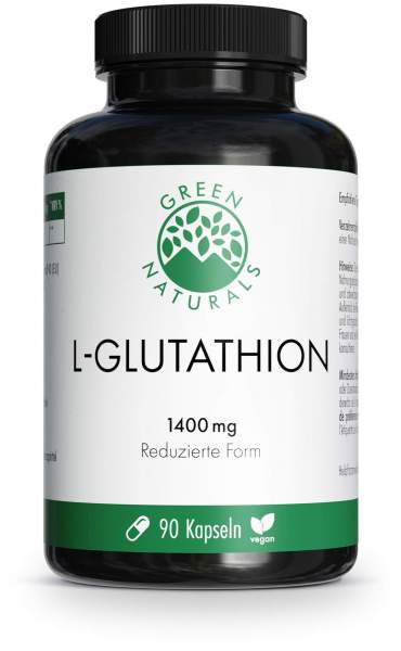 Green Naturals L-Glutathion 1400 mg vegan 90 Kapseln
