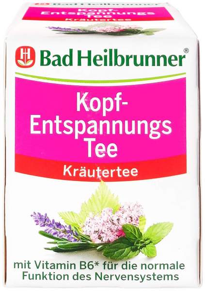 Bad Heilbrunner Kopf-EntspannungsTee 8 Filterbeutel