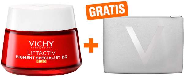 Vichy Liftactiv B3 Anti-Pigmentflecken LSF 50 Creme 50 ml + gratis Kosmetiktasche