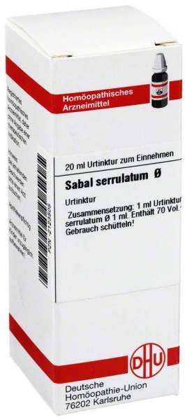 DHU Sabal serrulatum Urtinktur 20 ml Dilution