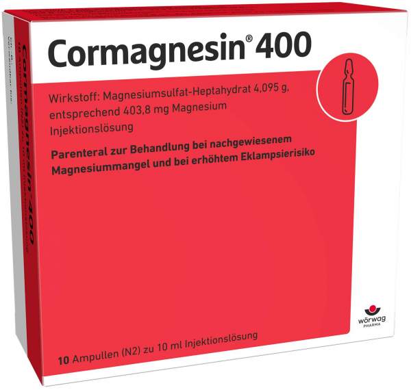 Cormagnesin 400 10 X 10 ml Ampullen