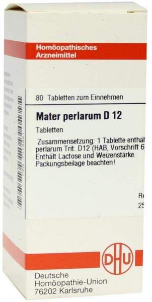 Mater Perlarum D 12 Tabletten