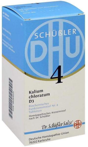 Biochemie Dhu 4 Kalium Chloratum D3 420 Tabletten