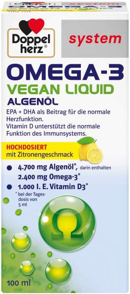 Doppelherz Omega-3 Vegan Liquid System 100 ml