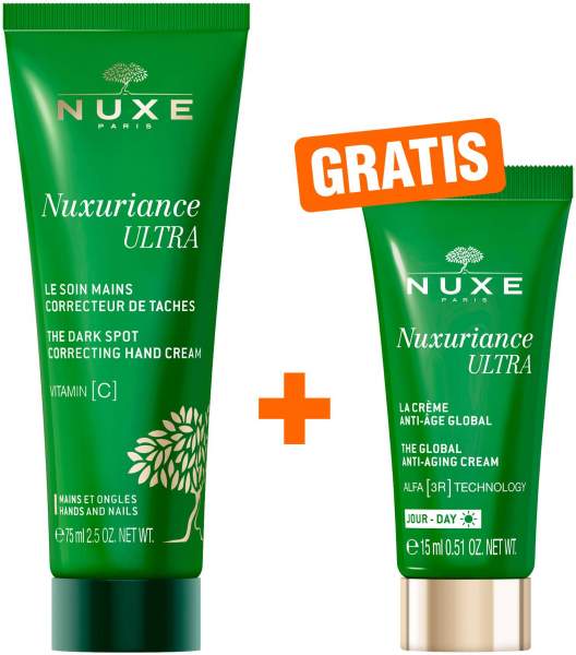 NUXE Nuxuriance Ultra Handcreme 75 ml + gratis Ultra Tagescreme 15 ml