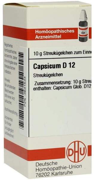 Capsicum D12 10 G Globuli