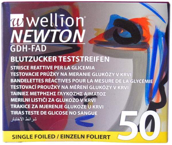 Wellion Newton Gdh-Fad Blutzuckerteststreifen