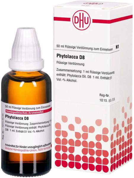 Phytolacca D8 Dhu 50 ml Dilution