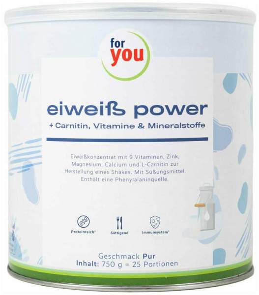 For You Eiweiß Power Pur 750 G Pulver
