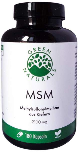 Green Naturals Msm 2100 mg Vegan Hochdosiert Kaps.