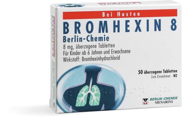 Bromhexin 8 Berlin Chemie 50 Dragees