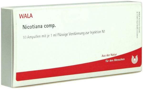 Wala Nicotiana Comp. 10 X 1 ml Ampullen
