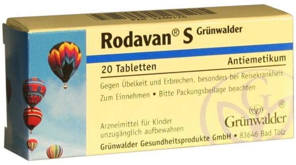 Rodavan S Grünwalder 20 Tabletten