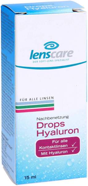 Lenscare Drops Hyaluron Lösung 15 ml