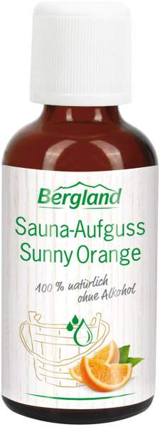 Sauna-Aufguss Sunny Orange Bergland 50 ml