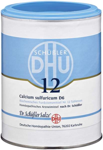 Biochemie Dhu 12 Calcium Sulfuricum D6 1000 Tabletten