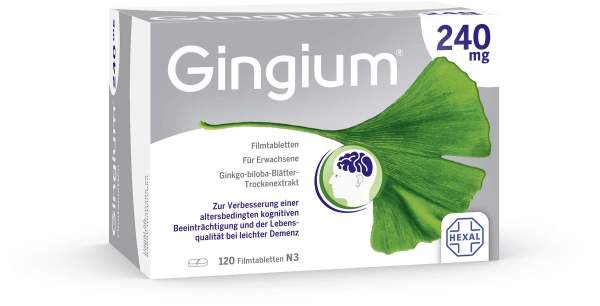 Gingium 240 mg 120 Filmtabletten