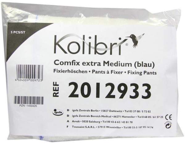 Kolibri Comfix Extra Fixierhosen Medium Blau