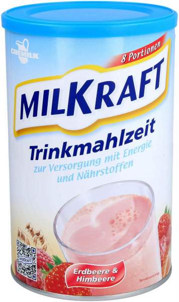 Milkraft Trinkmahlzeit Erdbeere-Himbeere Pulver