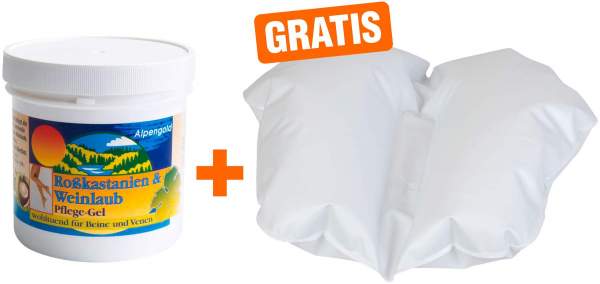 Rosskastanien-Weinlaub-Gel 250 ml + gratis Aufblasbarer Venentrainer 1 Stück