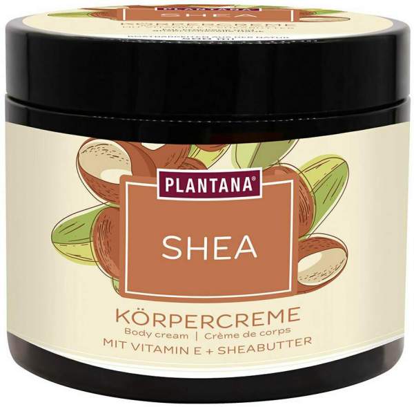 Plantana Shea Körpercreme Sheabutter mit Vitamin E 500 ml