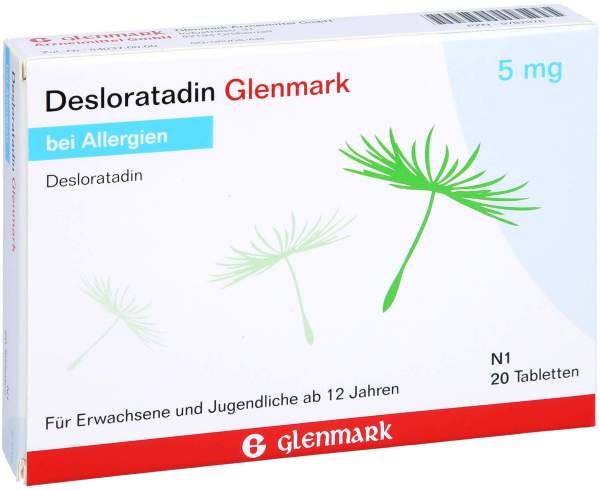 Desloratadin Glenmark 5 mg 20 Tabletten