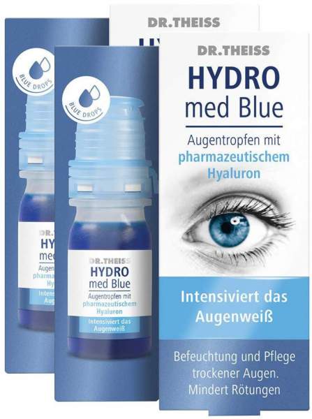 Dr.Theiss Hydro med Blue Augentropfen 2 x 10 ml
