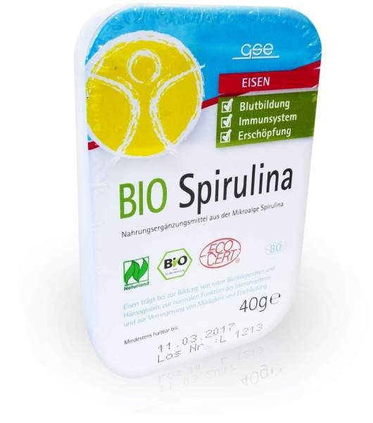 Spirulina 500 mg Bio Naturland Tabletten 80 Tabletten