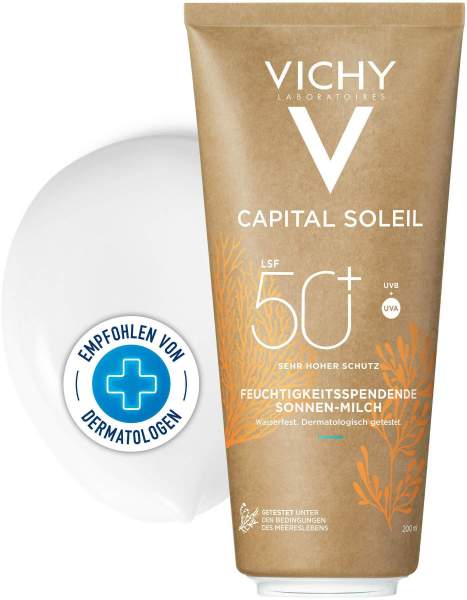 Vichy Capital Soleil feuchtigkeitsspendende Sonnen-Milch LSF 50+ 200 ml