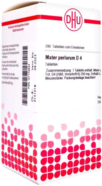 Mater Perlarum D 4 Tabletten