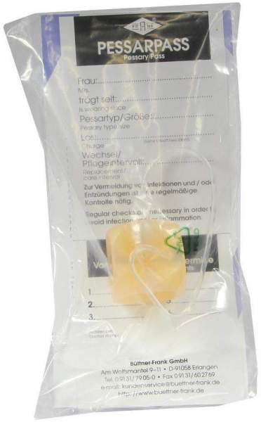 Pessar Würfel Silikon 37mm Gr.3