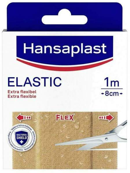Hansaplast Elastic Pflaster 1 M X 8 cm 1 Stück
