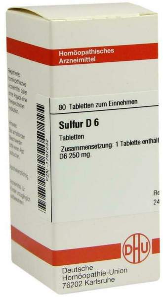 Dhu Sulfur D6 80 Tabletten