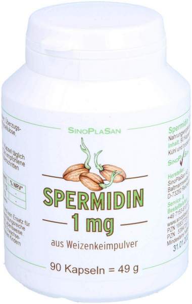 Spermidin 1 mg 90 Kapseln