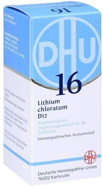 Biochemie Dhu 16 Lithium Chloratum D12 80 Tabletten