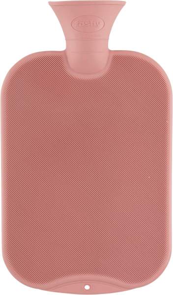 Wärmflasche, feine Halblamelle, bridal rose 1 Stück