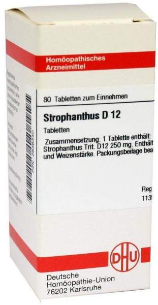 DHU Strophanthus D12 80 Tabletten