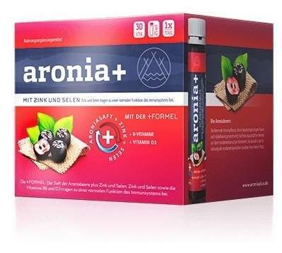 Aronia+ Immun Monatspackung Trinkampullen 30 X 25 ml Trinkampullen