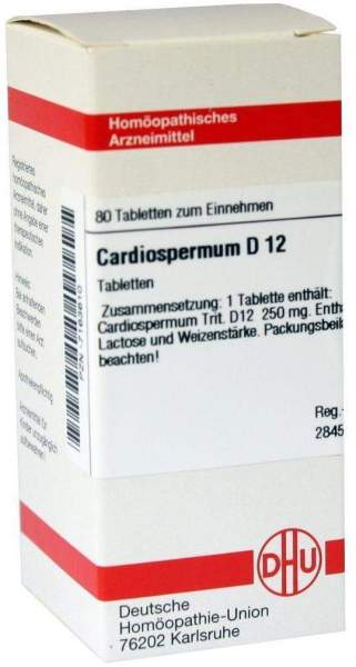 Cardiospermum D12 Dhu 80 Tabletten