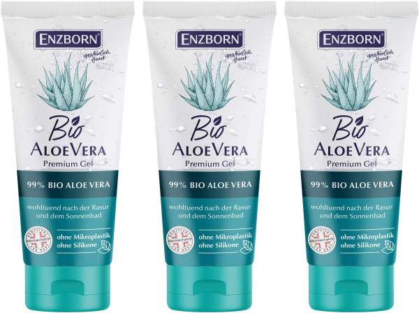 Enzborn Bio Aloe Vera Premium Gel 100 ml 3er Set