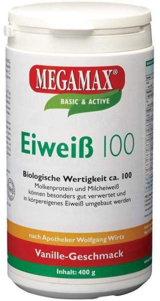 Megamax Eiweiß 100 Vanille 400 G Pulver
