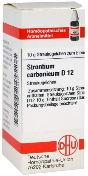 Strontium Carbonicum D 12 10 G Globuli