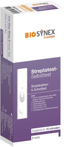 Biosynex Streptokokken A Selbsttest 2 Stück