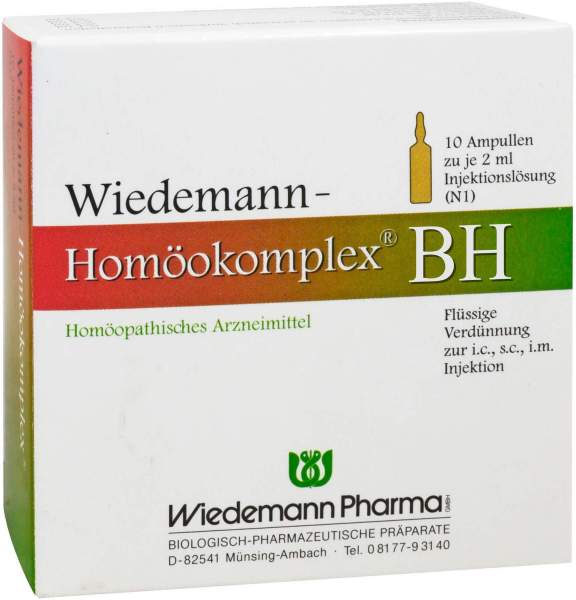 Wiedemann Homöokomplex Bh Ampullen 10 X 2 ml