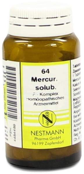 Nestmann 64 Mercurius Solubilis F-Komplex 120 Tabletten