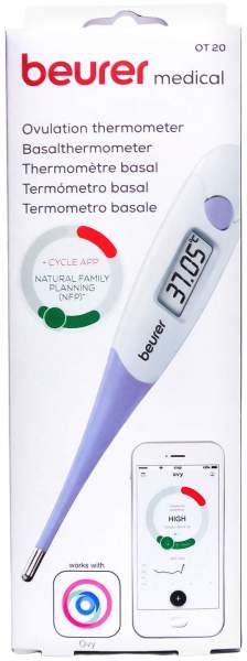 Beurer OT20 1 Basalthermometer + Zyklus-App Ovy