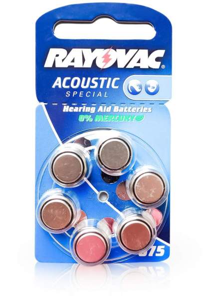 Rayovac Hörgerätebatterien 675 blau