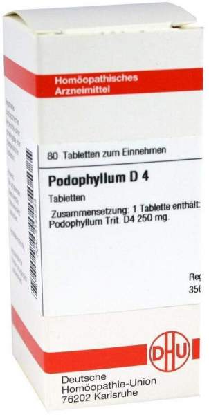 Podophyllum D4 Tabletten 80 Tabletten