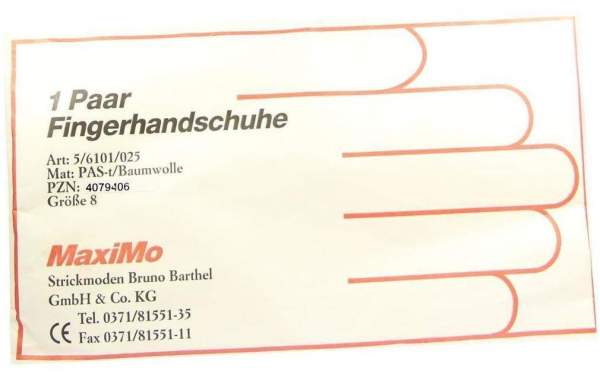 Handschuhe Pas Baumwolle Gr. 8 Damen 2 Handschuhe