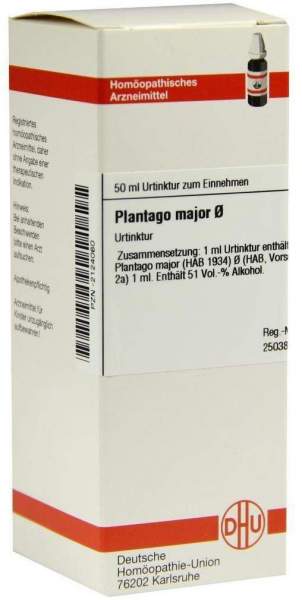 Plantago Major Urtinktur Dhu 50 ml Dilution